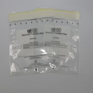 Cheap Custom Printed Biohazard Specimen Bag Tamper Proof For Chemical Test for sale