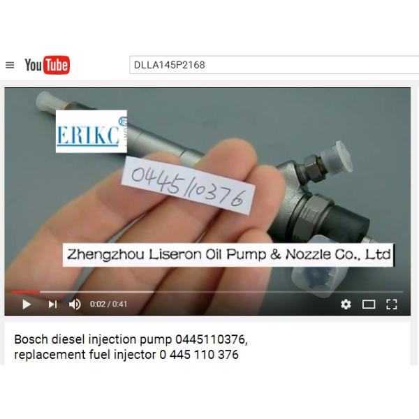 DLLA145P2168 bosch fuel injection jet spray nozzle DLLA 145 P 2168 / DLLA 145P 2168 for injector 0445110376 / 0445110594