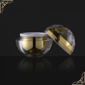 China Eco friendly clear Plastic Cosmetic Jars for cosmetic packaging bottle on sale