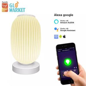 China Glomarket Tuya Smart Lantern Table Lamp Glass Music Table Light Wifi App Control on sale