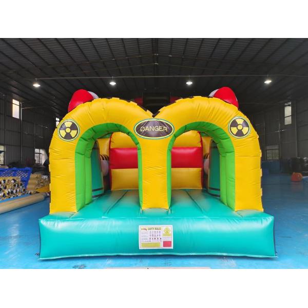 Supplier Inflatable Obstacle Courses Danger Zone Theme Games Jumping Castle
