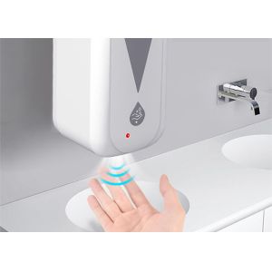 China White 1200ml 13*11*27.5cm 0.75kg Automatic Soap Dispenser on sale