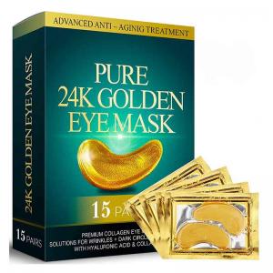 Cheap Antioxidant 24 Karat Gold Under Eye Patches , Eye Masks For Puffy Eyes for sale