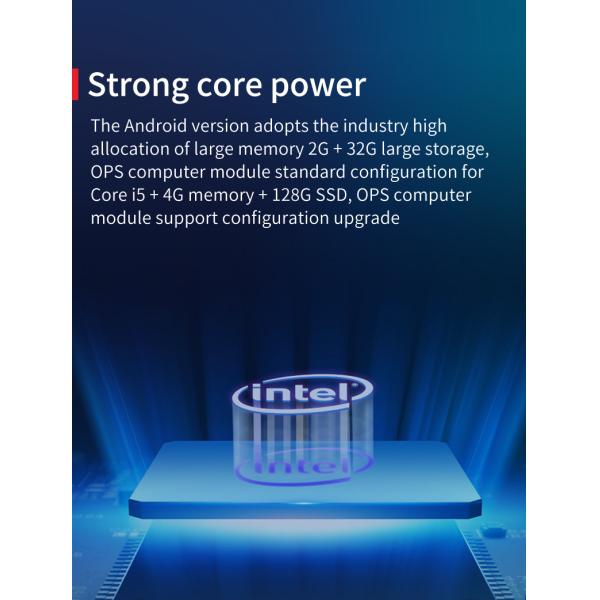 Easy Installation Intelligent Interactive Flat Panel LCD 20 Points Touch Screen