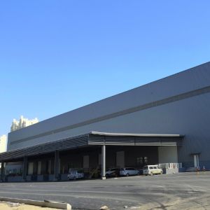 Cheap Modular Steel Frame Warehouse Construction Weathering Steel Material Fire Resistance for sale