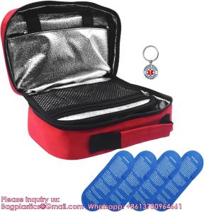 Cheap Insulin Cooler Travel Case Diabetic Medication Cooler Bag Diabetes Organize Medicine With 4 Ice Packs for sale
