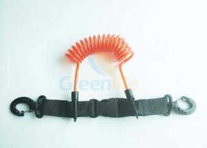 China Quick Release steel tethering cable Scuba Diving Missed Rope With Buckle & Hook on sale
