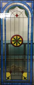 China Patina 21mm Stained Leaded Glass Vintage Leaded Stained Glass Windows IGCC on sale