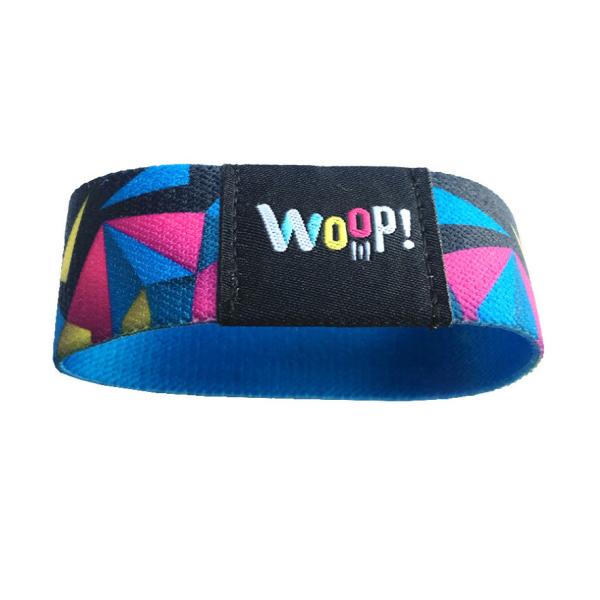 Custom NFC Fabric RFID Wristband Waterproof Bracelet For Social Distancing