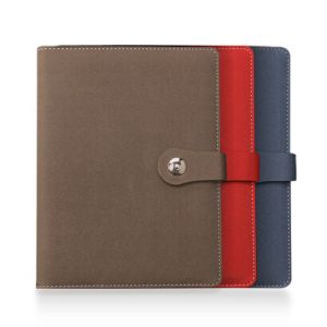 China Classic Office Ring Binder Organizer / Loose Leaf Organizer Acid Free Paper With Pen Holder on sale