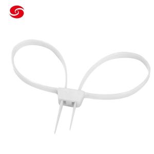 Cheap China Xinxing Double Lock Police Disposable Plastic Handcuff for sale