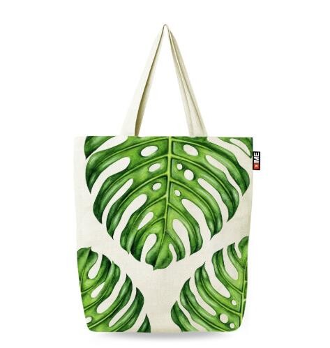 Custom silk screen printed Cotton material handle style blank natural cotton canvas bag without logo bagplastics bagease