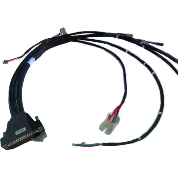 50PIN D-Sub CONN Black Multiconnector Medical Wiring Solution For Multiple Interface Support