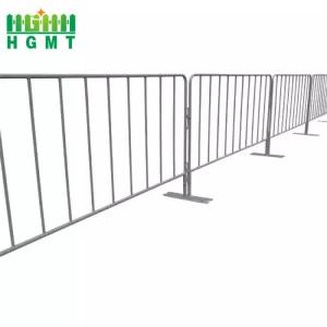 China Temporary Pedestrian Steel Barricade Crowd Control Barriers on sale