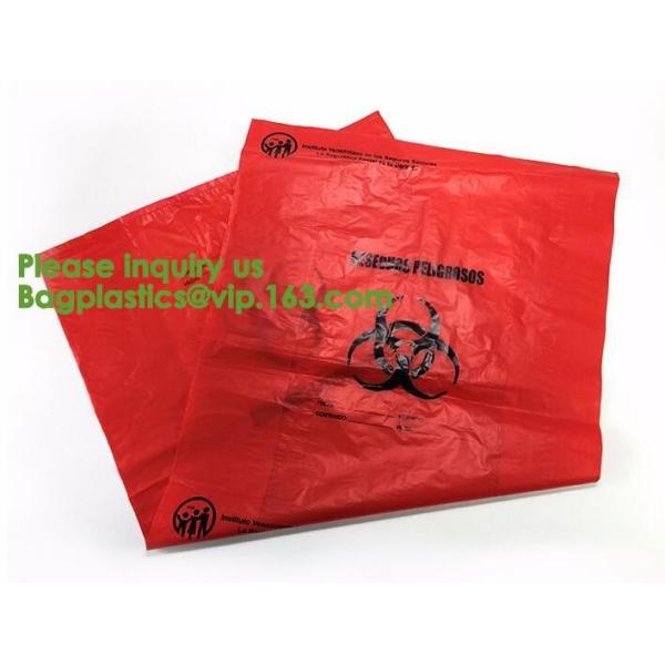 Bio Hazard Tote Bags,Stick-on Red Bio Hazard Waste Bags 6" x 6" 200/Bx,Shop Bio Hazard Shoulder bags online bagease pack