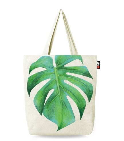 Custom silk screen printed Cotton material handle style blank natural cotton canvas bag without logo bagplastics bagease