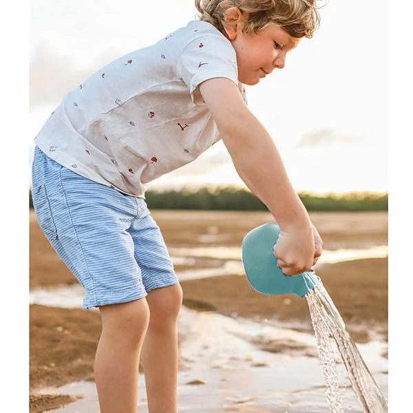 Unisex Folding Silicone Beach Bucket Set Eco Friendly For Collecting Seashells