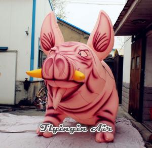 Music Festival Ornament Inflatable Pig for Concert and Event Supplies