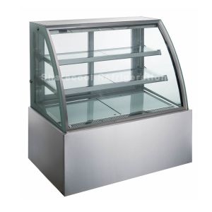 Buy cheap Commercial Curve Glass Pastry Refrigerator Showcase For Bakery Digital from wholesalers