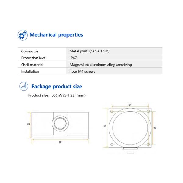 BW-AH400C High Precision Attitude And Heading Reference AHRS RS232/RS485/TTL
