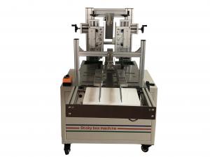 Cheap Semi Automatic Hand Push 400L Per H Sticky Box Packing Machine for sale
