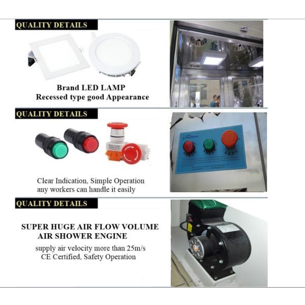 Research Institue Personal Cleanroom Air Shower With Infrared Ray Inductor