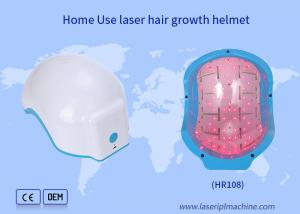 Cheap Beauty Center Hair Growth Machine / Hair Growth Helmet 650nm Laser Wavelength for sale