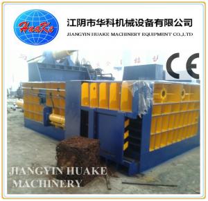 China 315 tons power  	High Efficiency Hydraulic Automatic Balers for scrap metal on sale