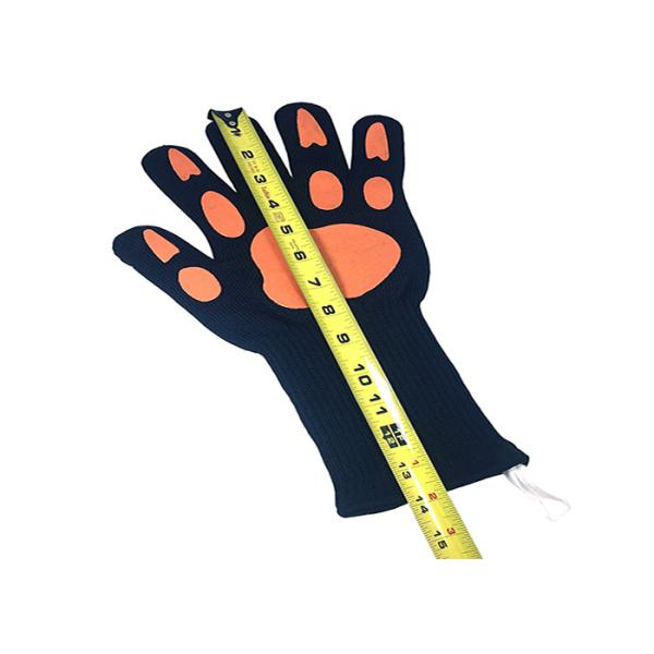 Double Sided Adhesive Heat Resistant BBQ Gloves With Five Fingers Design