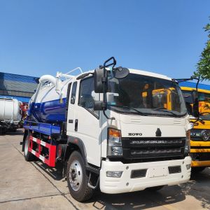 Sinotruck howo Vacuum Septic Tank Sewer Sewage Suction Truck