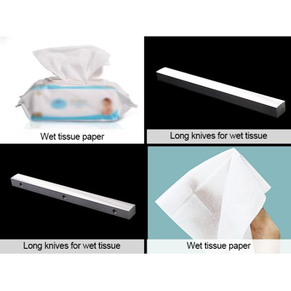 YG12X Carbide Guillotine Shear Knife 130x20x8 For Wet Tissues Napkin