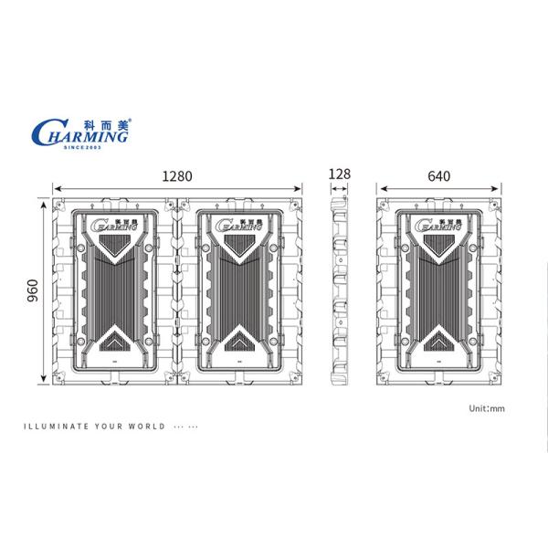 Practical P8 Outdoor LED Video Wall Billboard Screen 120x120