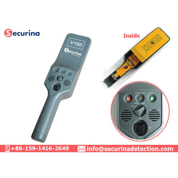 Alarm Handheld Security Scanner Wand With Adjustable Sensitivity Body Search