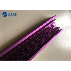 Cheap Purple anodized custom cnc aluminum parts for sale
