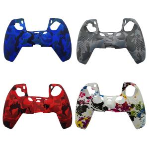 Cheap Comfortable Hand Grip PS5 Dualsense Silicone Cover Water-Transfer Printing Hi-Tech for sale