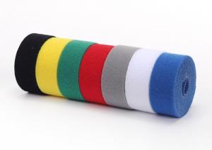 Cheap 2 In 1 Colorful Back To Back Velcro Tape Hook And Loop Tape For Cables Management for sale