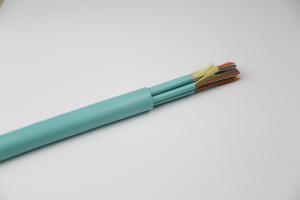 Cheap Soft 12 Core Multimode Fiber Optic Cable Indoor GJFJV Multi - Purpose Distribution for sale