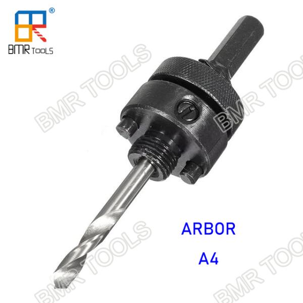 BOMA TOOLS Arbor Bit for Bi-Metal Hole Saw A2/A4 with centre drill bit