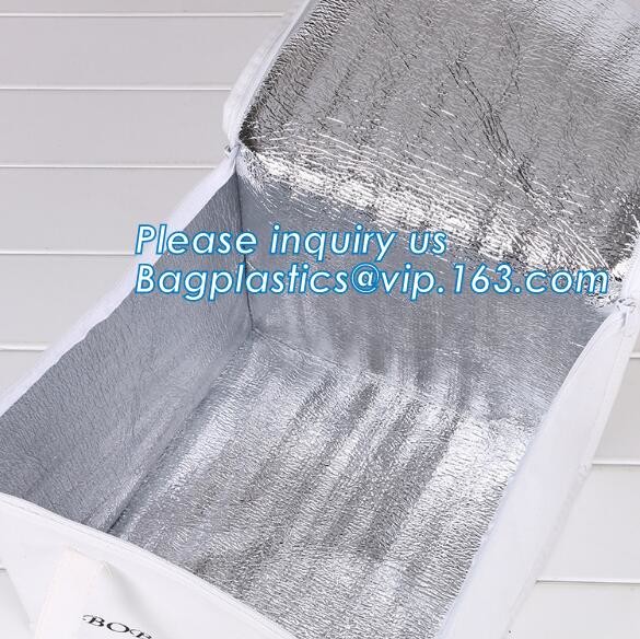 Freezer Bags Color Cold Insulation Waterproof Convenient Portable Ice Meal Packages Refrigerator Cooler Lunch Bag bageas