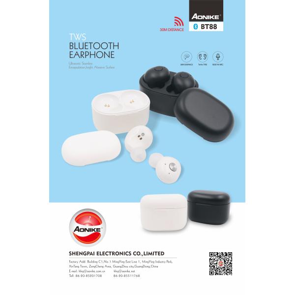 2hrs TWS Bluetooth Earbuds