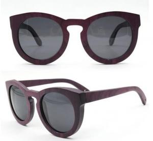 Cheap wholesale Factory wholesale polarized colorful stripe skateboard wooden sunglasses for sale