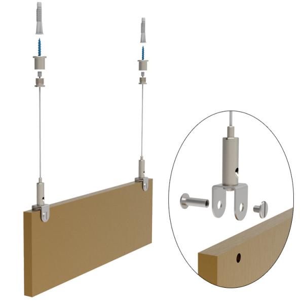 Fork Cable Gripper With Mounting Brackets Components For Sound Absorbing Ceiling Panels