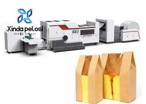 China Fully Auto Square Shape Food Paper Bag Making Machine 400pcs/Min on sale
