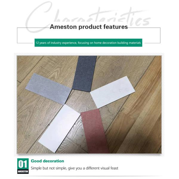 Exterior Cement Siding Fibre Cement Board With Polished Surface