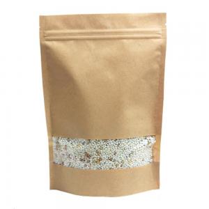 Cheap Food Storage Snach Bag Packaging Zipper Paper Bag For Pepitas / Pine Nut Packaging for sale