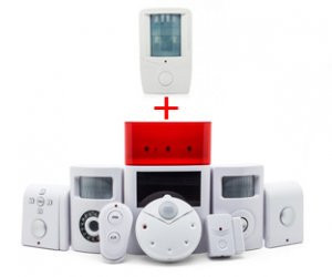 Double PIR Motion Sensor Integrated Security Systems with Prevent From Detecting Pets CX808
