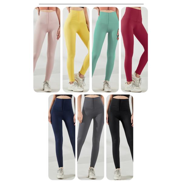 Adjustable Hook 100pcs High Waisted Seamless Workout Leggings ZHIHUI No See Through