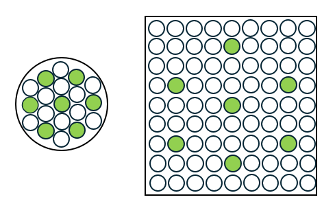 Double cladding 2D fiber arrays Circle ring type PM Fiber