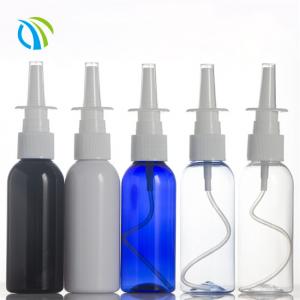 Cheap 18/410   Nasal Spray Pumps BPA Free 0.12ml Mist Sprayer Blue Bottle for sale