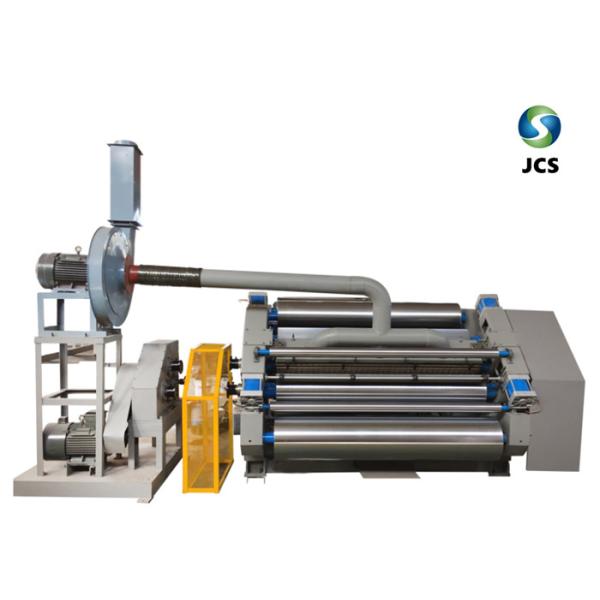 Electric Corrugated Cardboard Production Line Fingerless Vacuum Single Facer Type